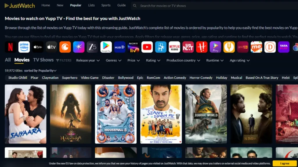 Yup Movie - Watch Popular movies Online 720p, 1080p Quality | Yup Movies.com