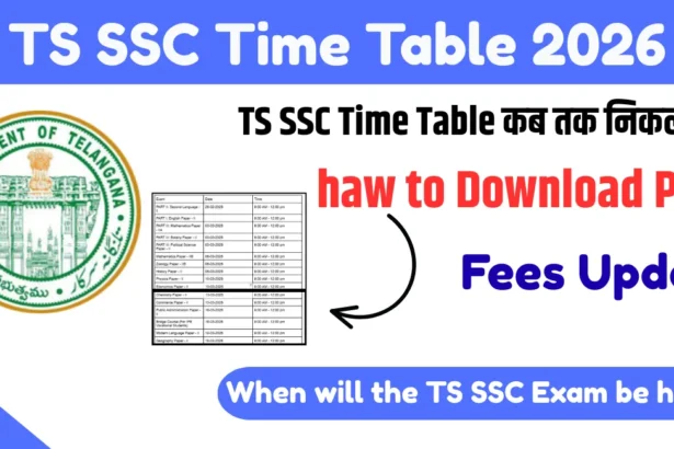 TS SSC Time Table 2026