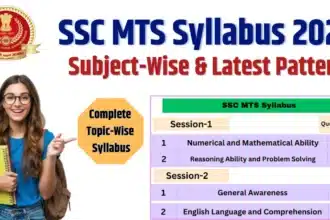 SSC MTS Syllabus 2026
