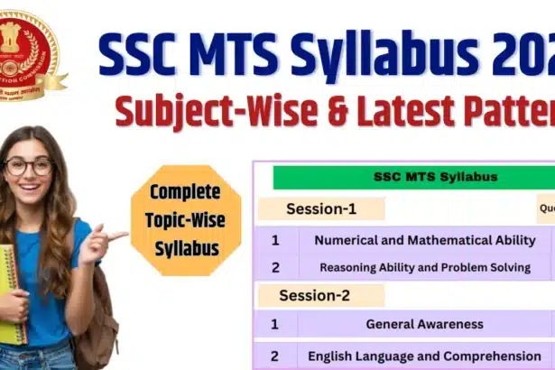 SSC MTS Syllabus 2026