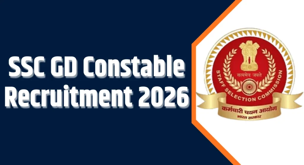 SSC GD Constable Recruitment 2026