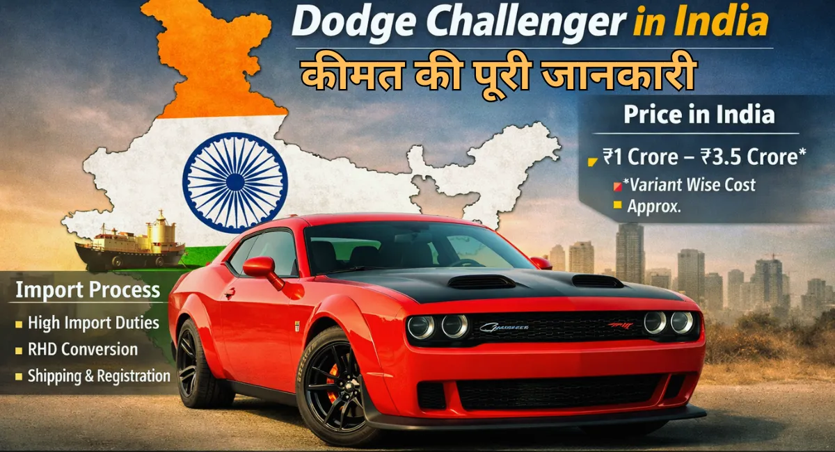 dodge challenger price in india