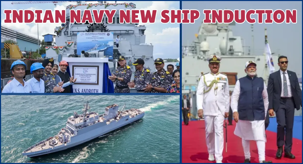 Indian Navy New Ship Induction
