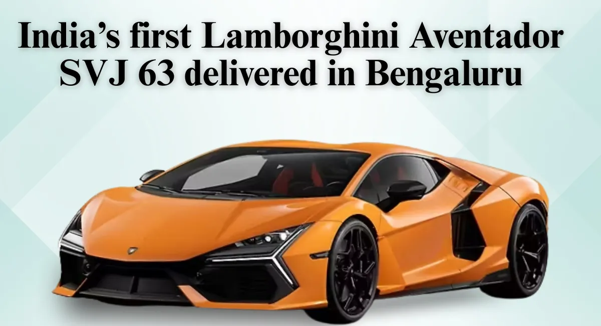 India’s first Lamborghini Aventador SVJ 63 delivered in Bengaluru 1 Lamborghini Aventador SVJ 63