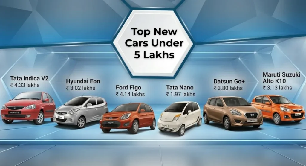 New Cars Under 5 Lakhs