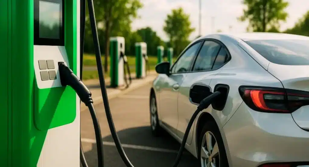 How to set up electric vehicle charging station